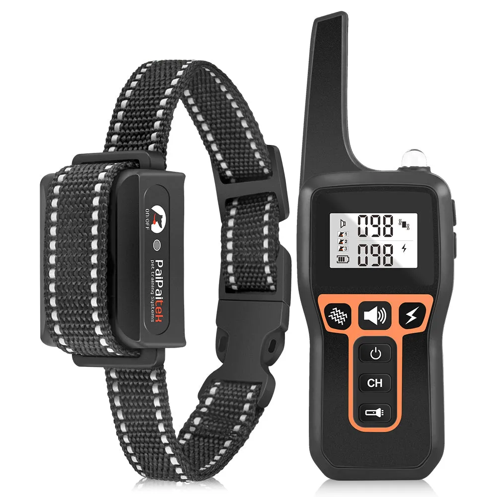 PD 529-TIO 2 IN 1 Dog Remote Training Collar And Automatic Bark Stop With Shock