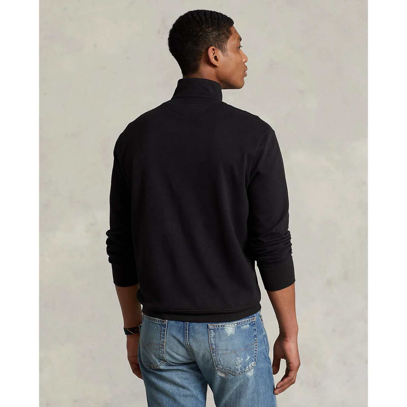 Polo Ralph Lauren - Luxury Jersey Quarter Zip Pullover - Polo Black