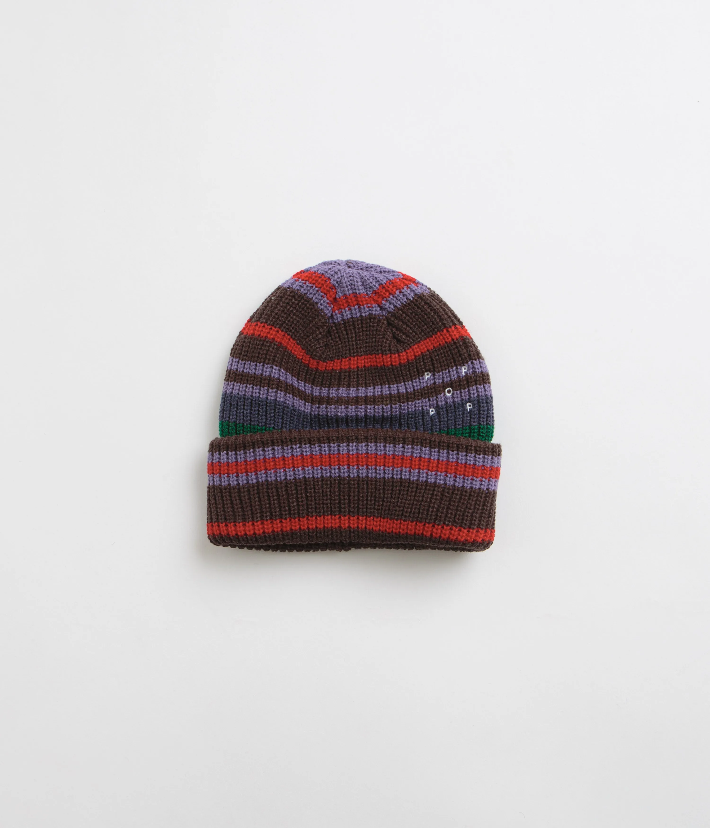 Pop Trading Company Striped Beanie - Multicolour