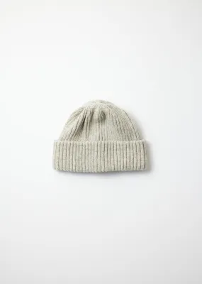 R5054 Recycle Wool Blend 2×2 Beanie Gray