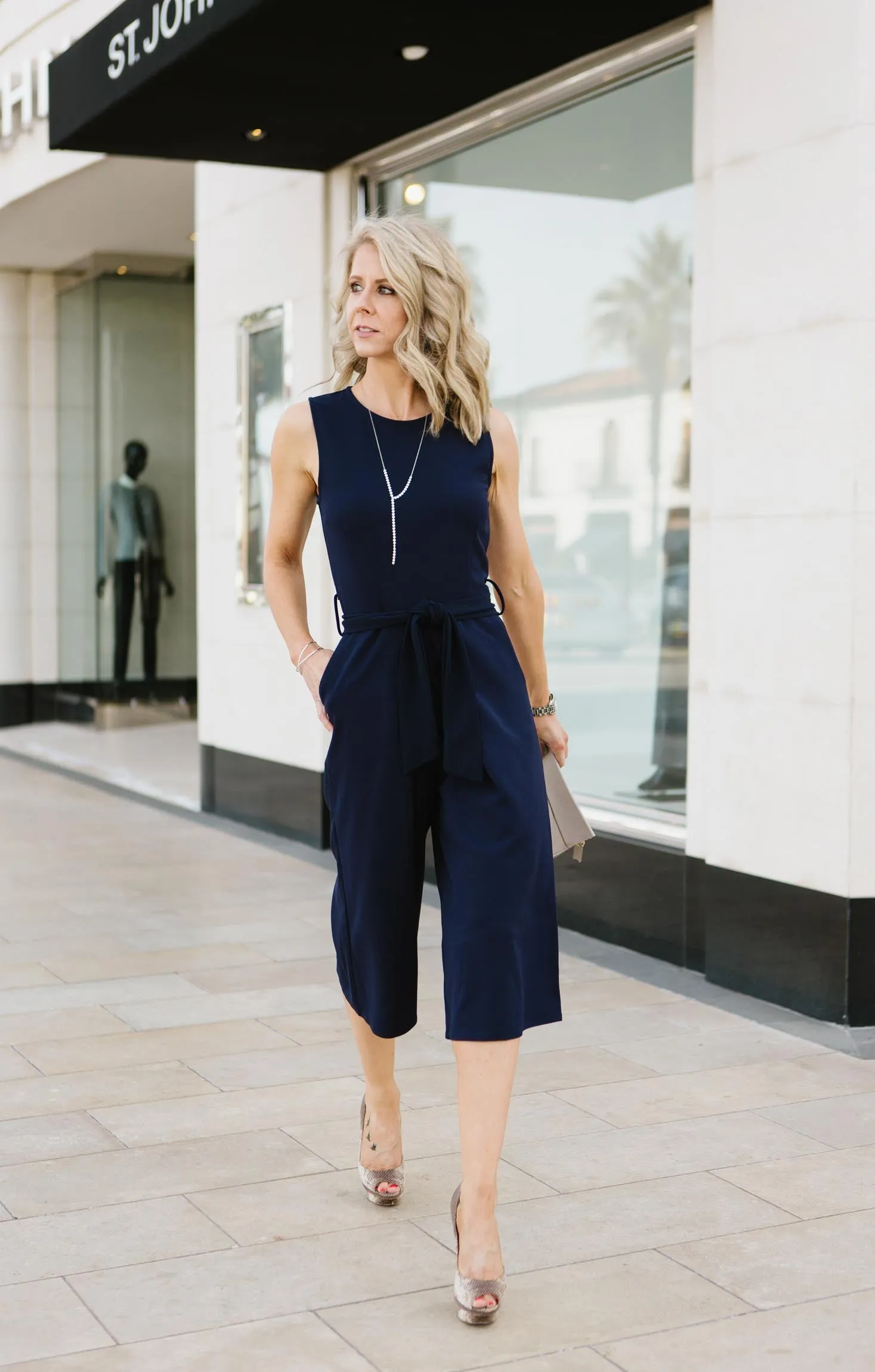 Rachel Crop Jumpsuit