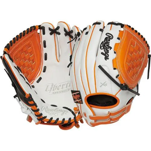 Rawlings Liberty Advanced 12" Fastpitch Softball Glove-Orange-Black: RLA1203-OB