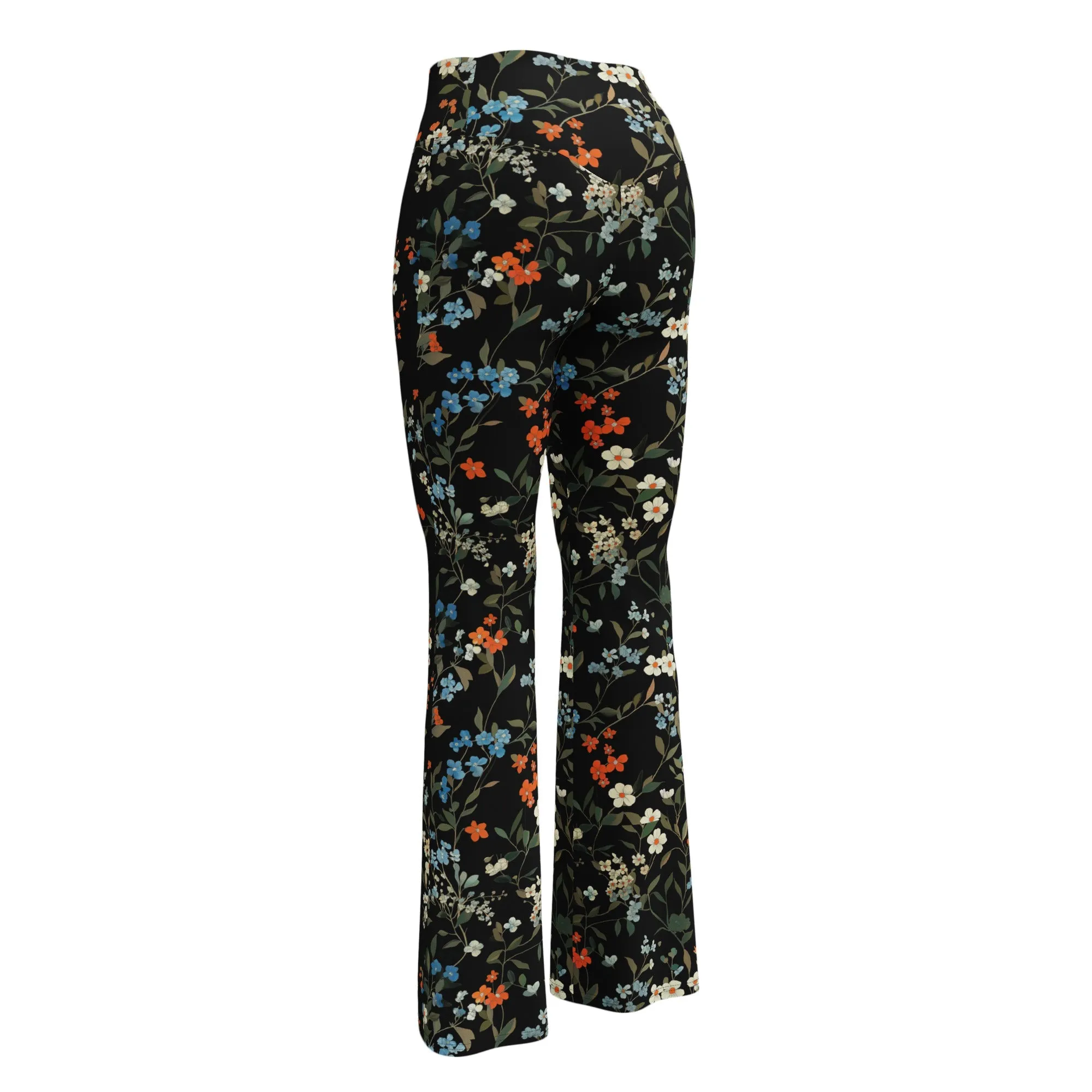 Recycled Flare leggings - Groovy Garden