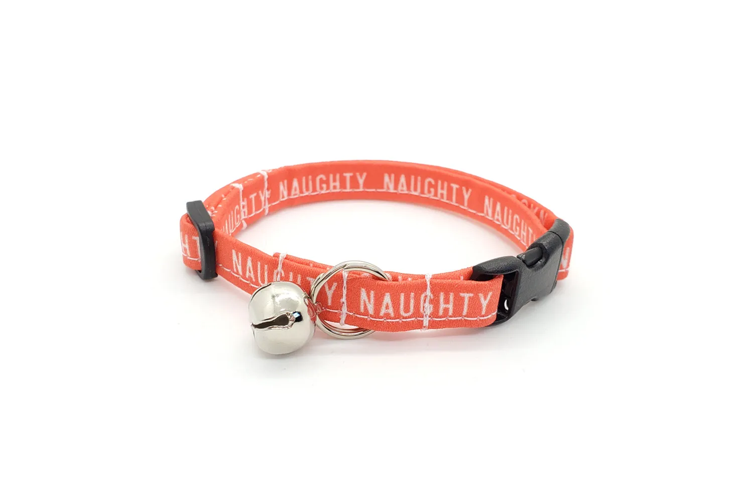 Red "Naughty" Cat Collar