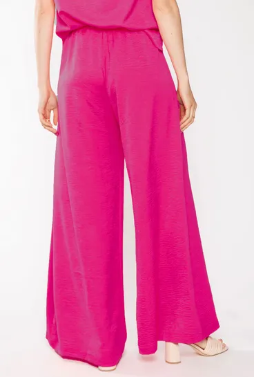 Ripley Rader Yacht Satin Crepe Pant Fuchsia