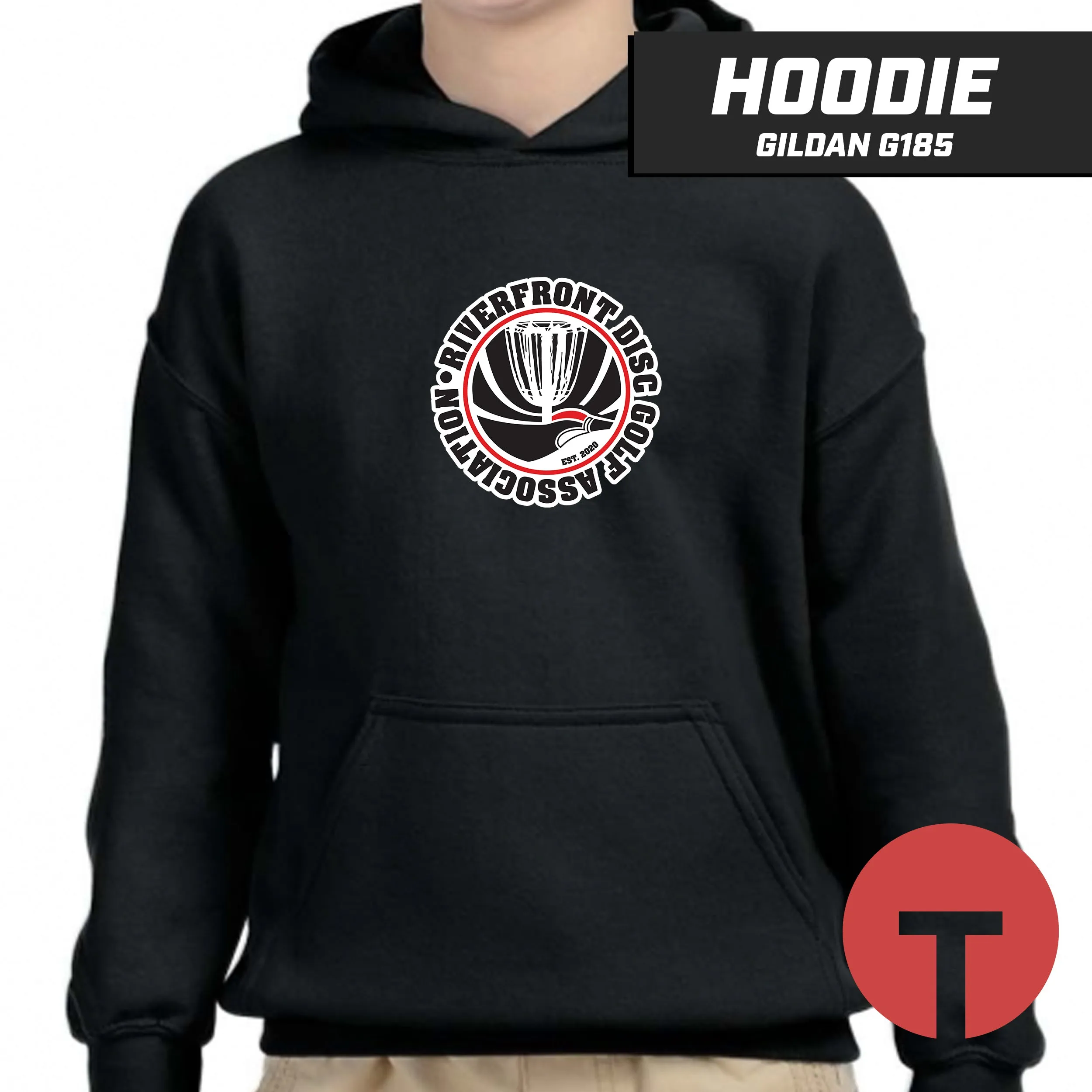 Riverfront Disc Golf - Hoodie Gildan G185