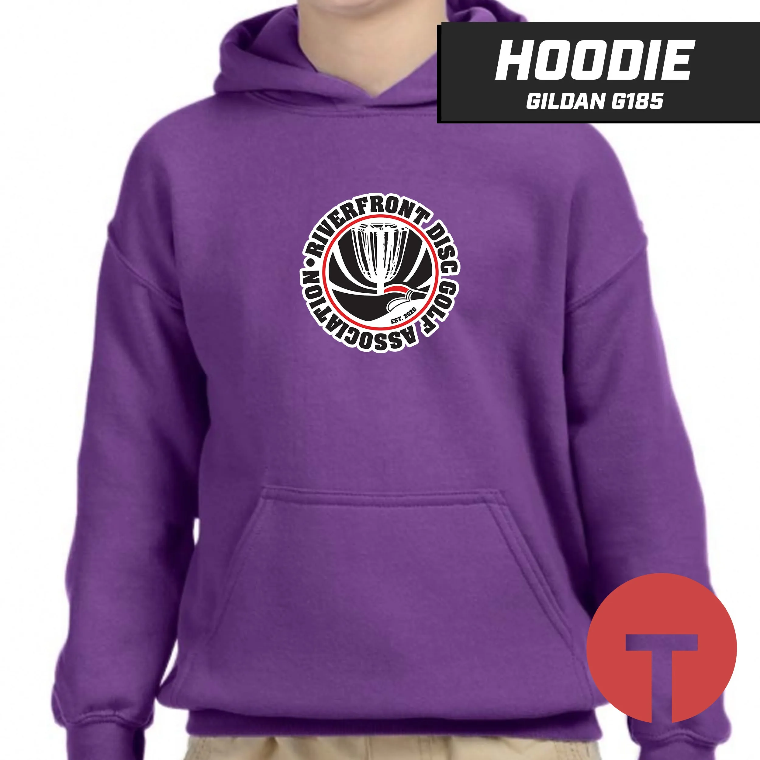 Riverfront Disc Golf - Hoodie Gildan G185