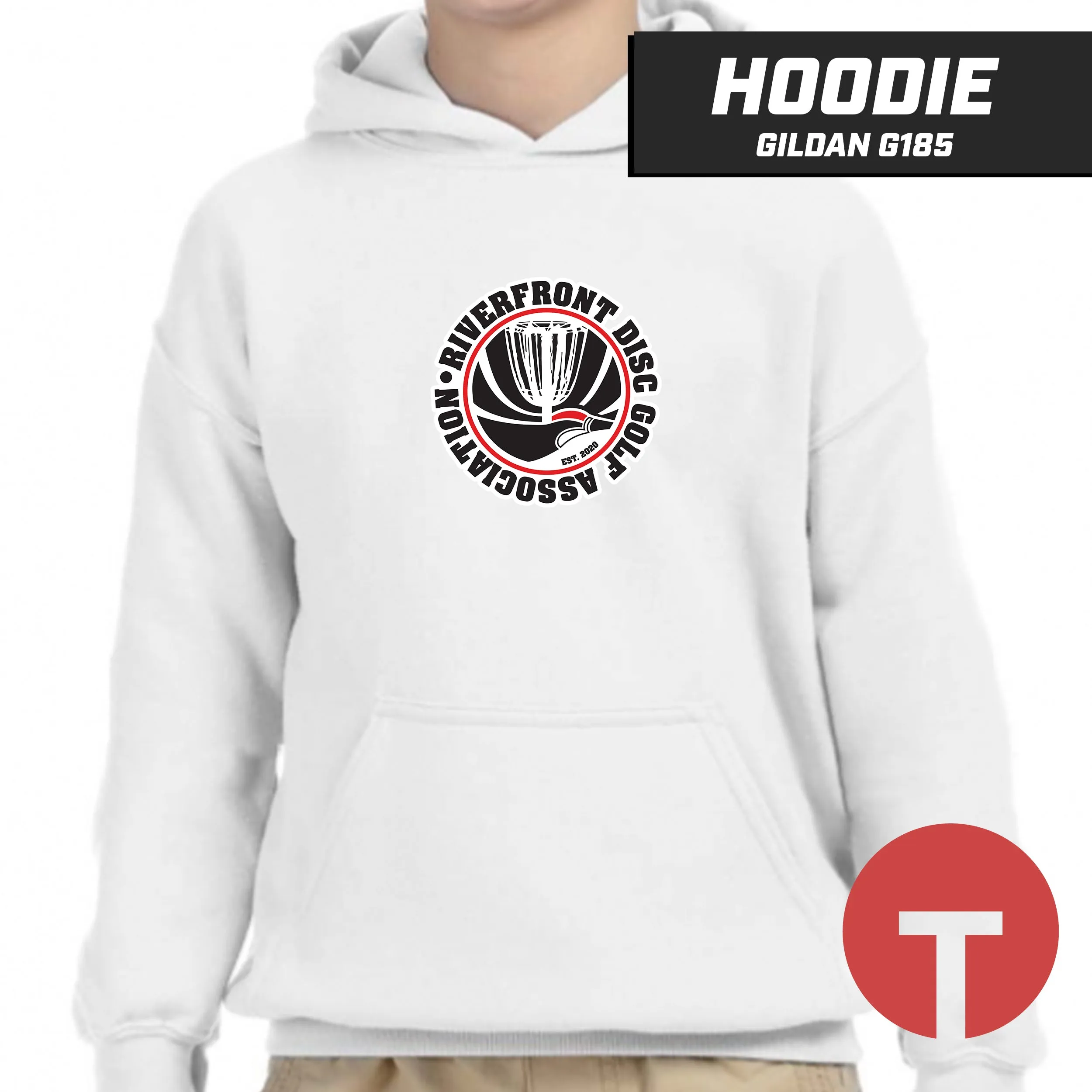 Riverfront Disc Golf - Hoodie Gildan G185