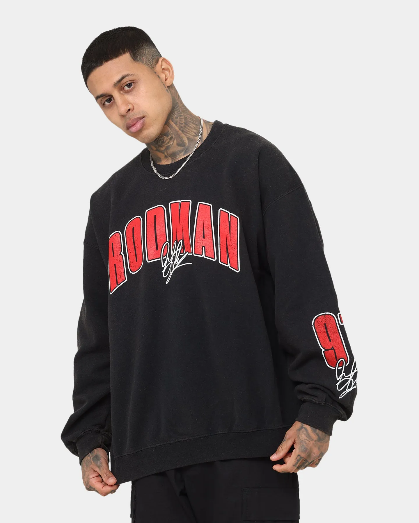 Rodman Brand Rodman Stats Crewneck Black Wash