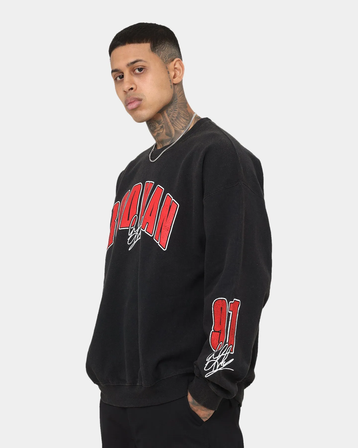 Rodman Brand Rodman Stats Crewneck Black Wash