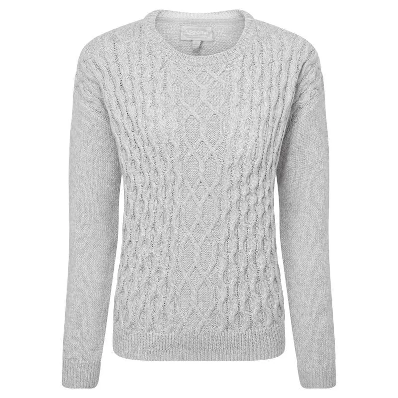 Schoffel Maree Ladies Crew Neck Jumper - Silver