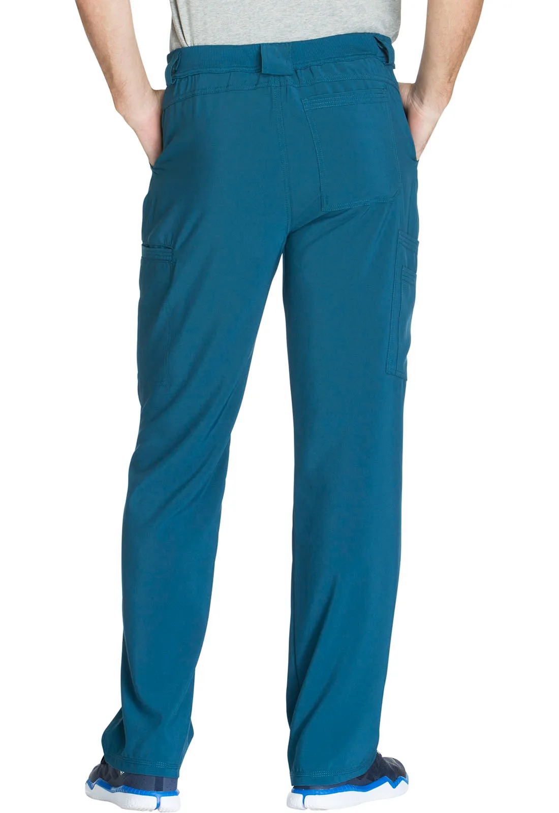 Scrub Pants - Cherokee Infinity Men's Fly Front Pant - Caribbean Blue, CK200A