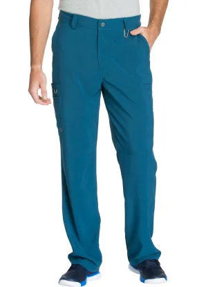 Scrub Pants - Cherokee Infinity Men's Fly Front Pant - Caribbean Blue, CK200A