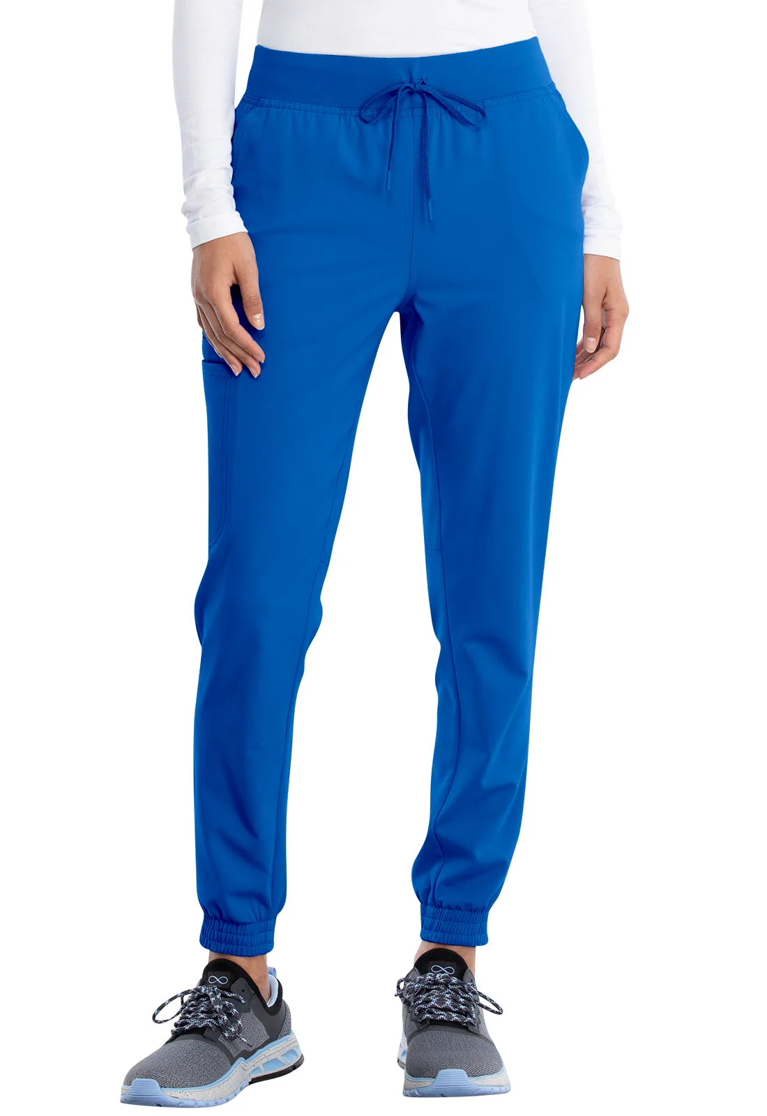 Scrub Pants - Cherokee Women's Euphoria Mid Rise Jogger - Royal, CK260A