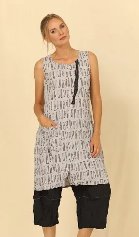 Sienna Mercury Sleeveless Tunic with Pocket