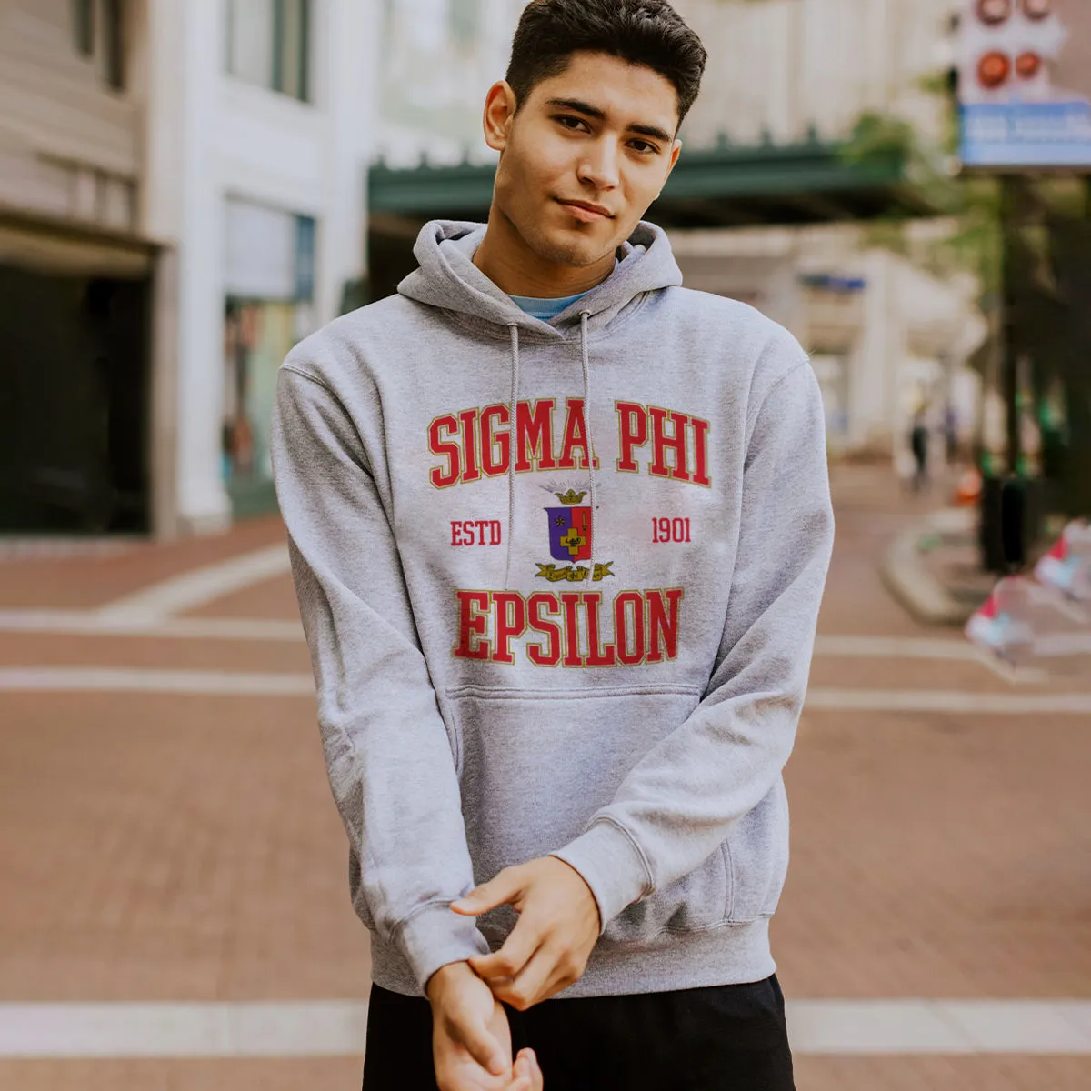 SigEp Classic Crest Hoodie