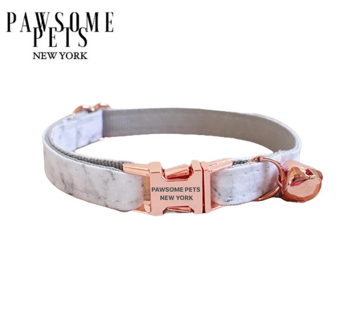 SMALL SIZE DOG & CAT COLLAR - MABLE WHITE