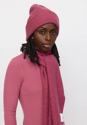 SRAllison Beanie Knit - Rose Wine Melange