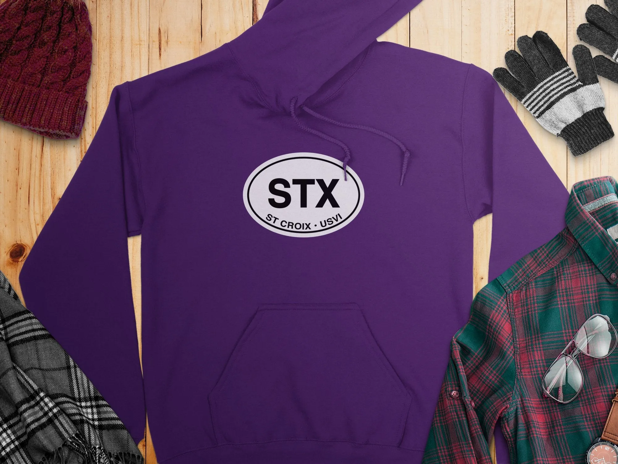 St. Croix Mens Hoodie - Island Comfort for USVI Adventures