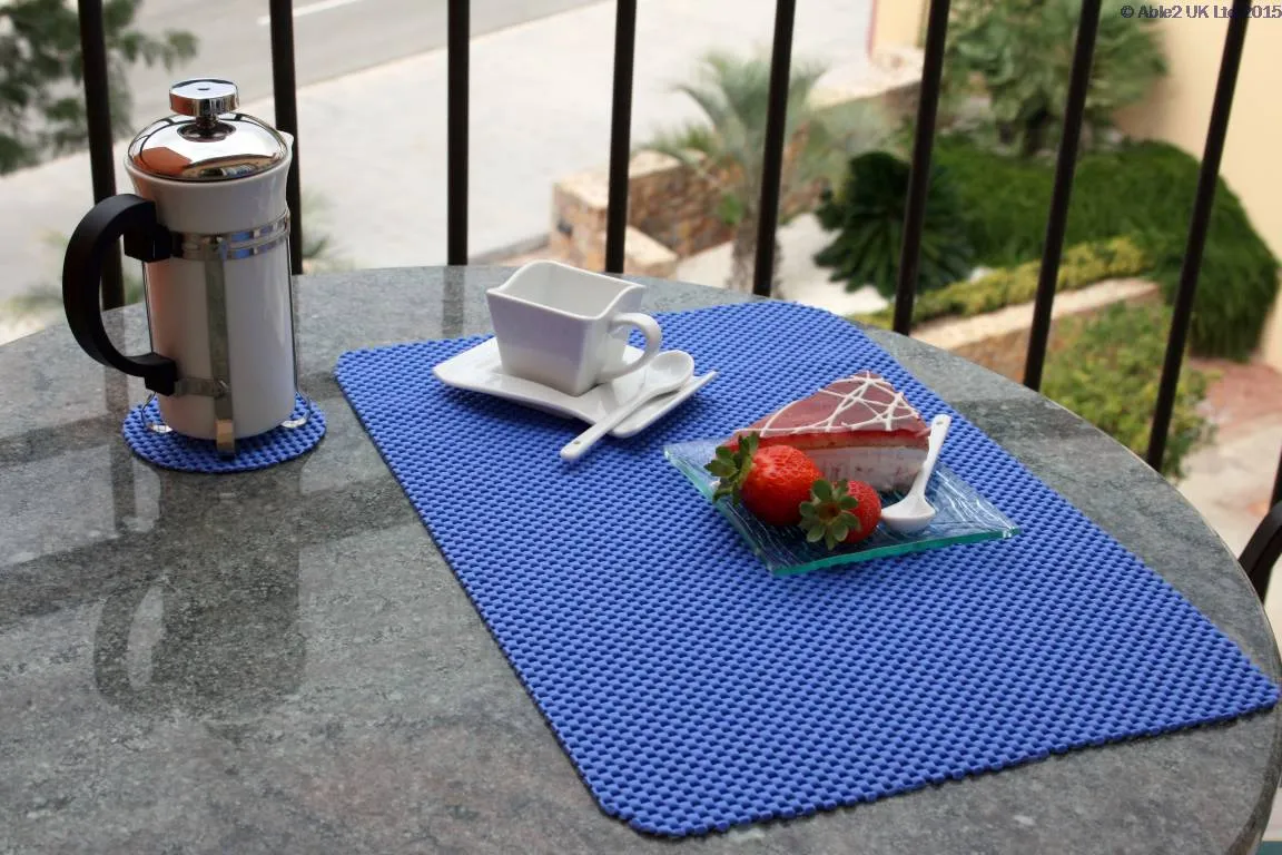 StayPut Anti-Slip Tablemat (x4) and Coaster (x4) Set