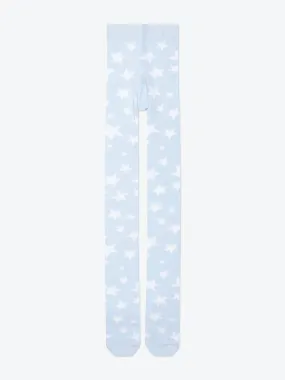 Stella McCartney Girls Star Tights in Blue