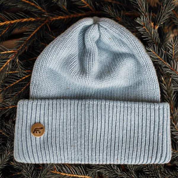 Superyellow Norden Off-White Merino Wool Beanie (Unisex)