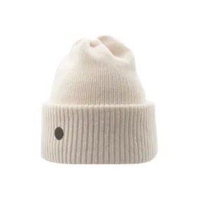 Superyellow Norden Off-White Merino Wool Beanie (Unisex)