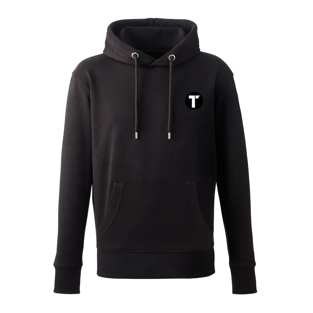 Tenacious 'T' Logo Embroidered Black Hoody