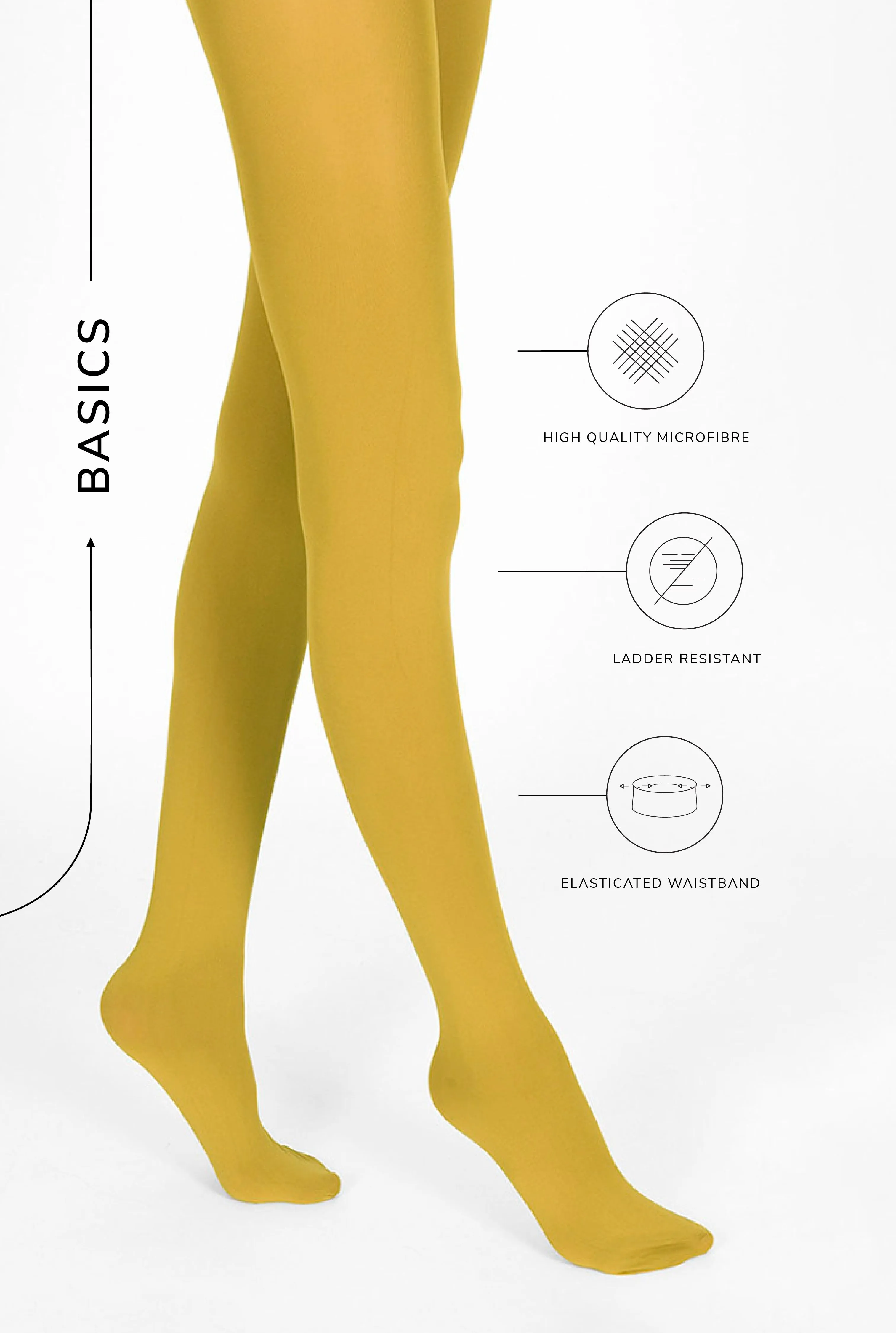 Tights - Mustard