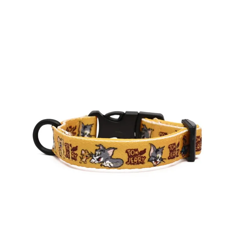 Tom and Jerry Yellow Mellow Collar for Dogs and Cats