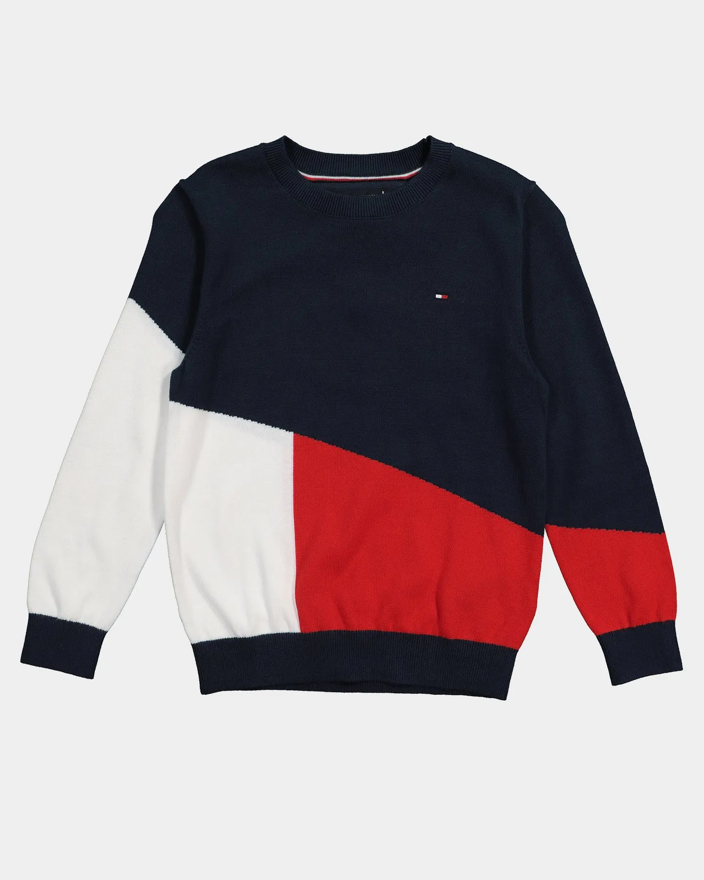 Tommy Hilfiger Kids' Colourblock Sweatshirt Twilight Navy