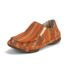 Tony Lama Women's Orange Striped Canvas