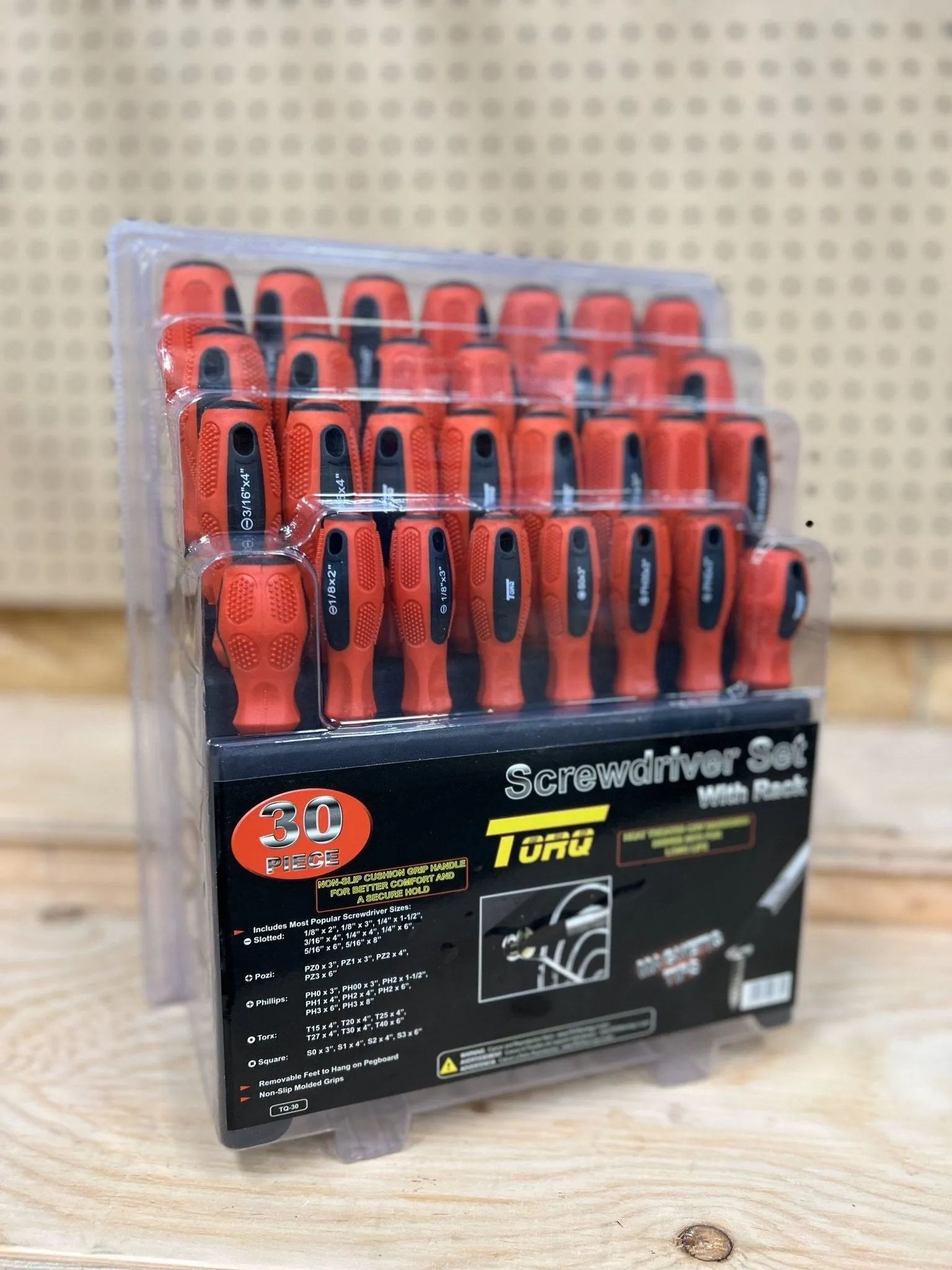 Torq | 30 Piece Screwdriver Set With Rack