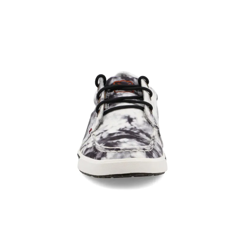 Twisted X Women's Black and White Tie Dye Shoes