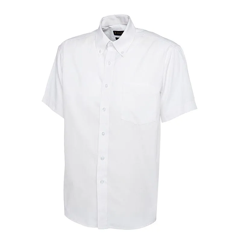 Uneek UC702 Mens Pinpoint Oxford Half Sleeve Shirt