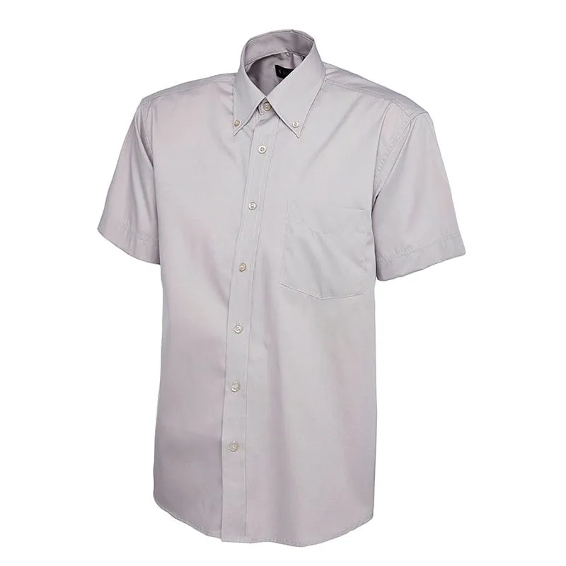 Uneek UC702 Mens Pinpoint Oxford Half Sleeve Shirt