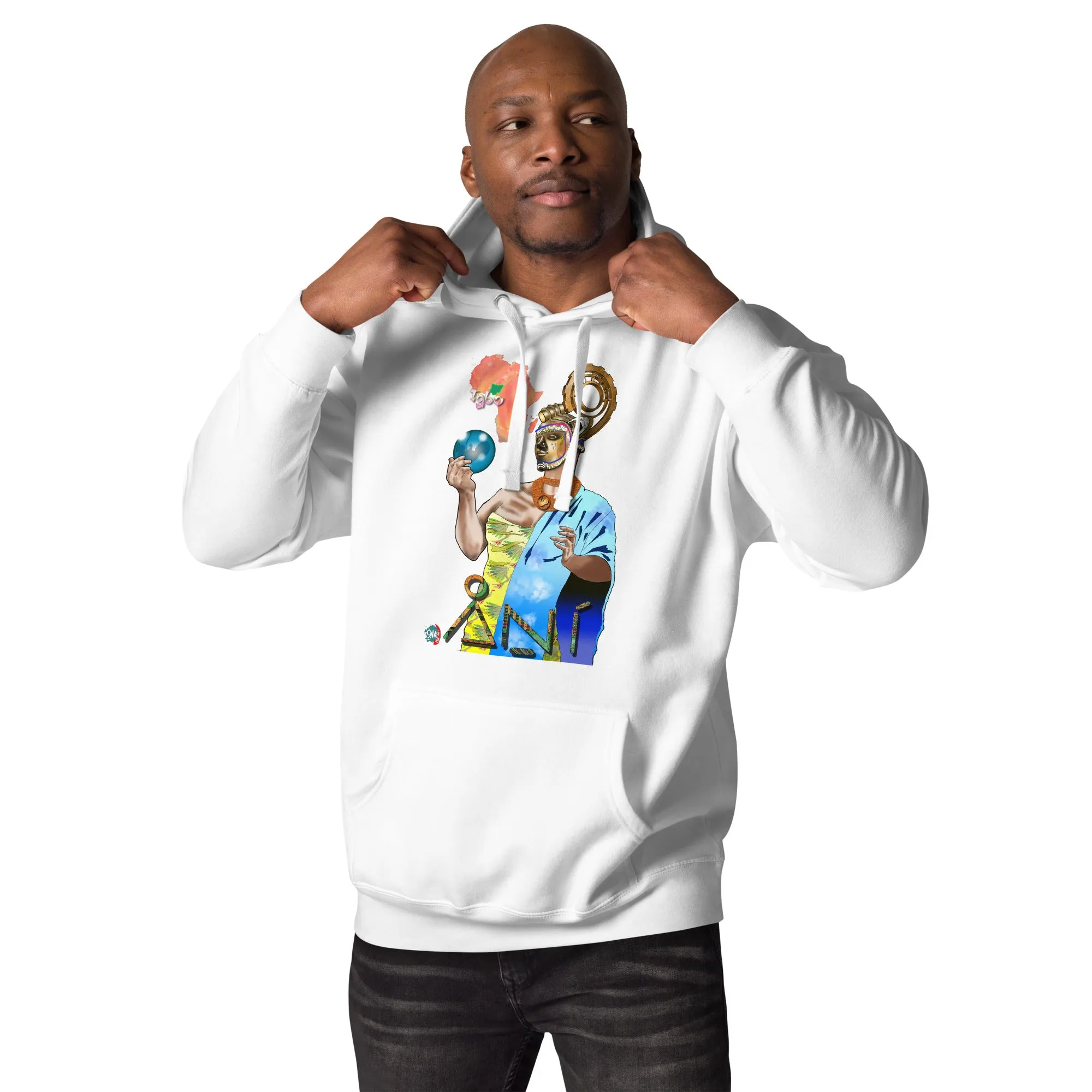 Unisex graphic Hoodie Afrikkan Pantheon (African Gods) Ani