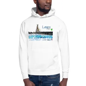 Unisex graphic Hoodie Lagos Skyline Afrobeats