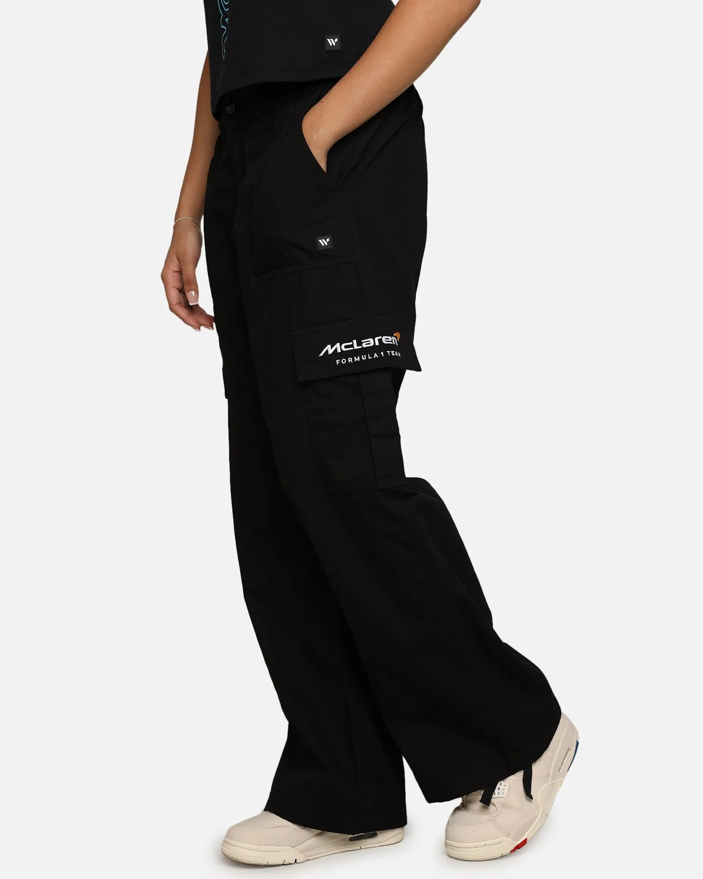 We Are The Wild Collective X McLaren Women's Cargo Pants Black