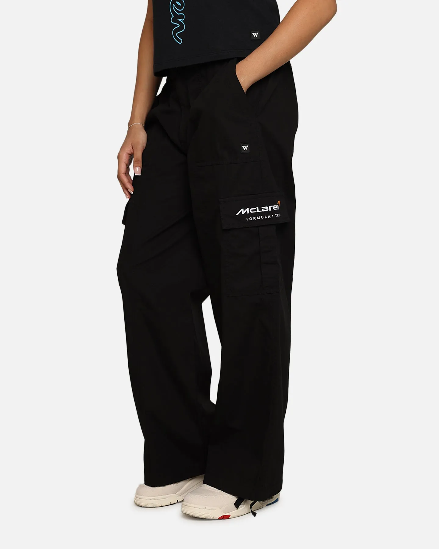 We Are The Wild Collective X McLaren Women's Cargo Pants Black