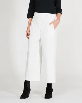 Wide Leg Slant Pocket Trousers