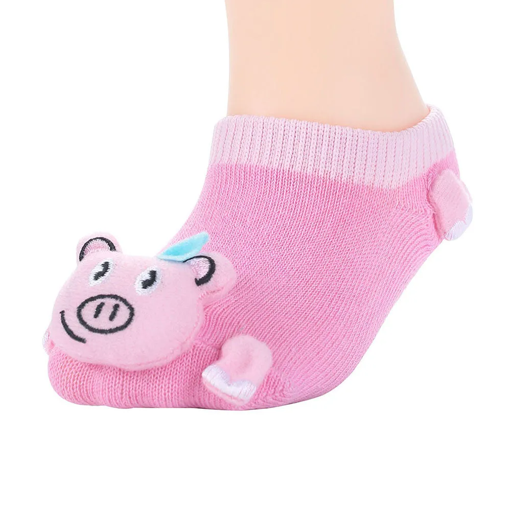 Wild Habitat Baby Non-Slip Socks-Pig Pattern