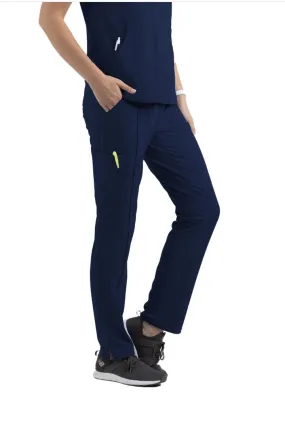 Women's Full Waistband Pant by Maevn (Regular) XS-3XL / NAVY