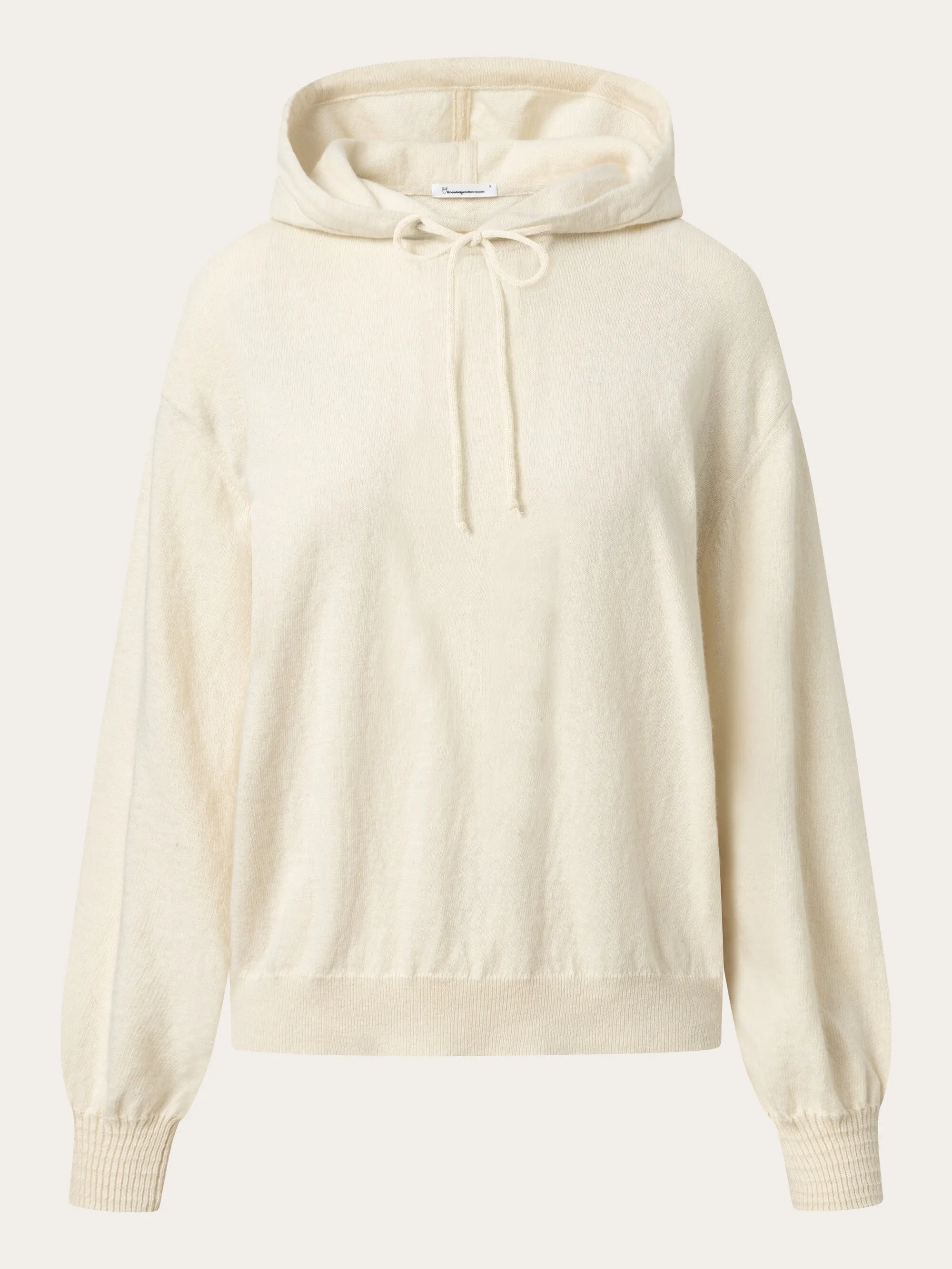 Wool hood knit - Buttercream