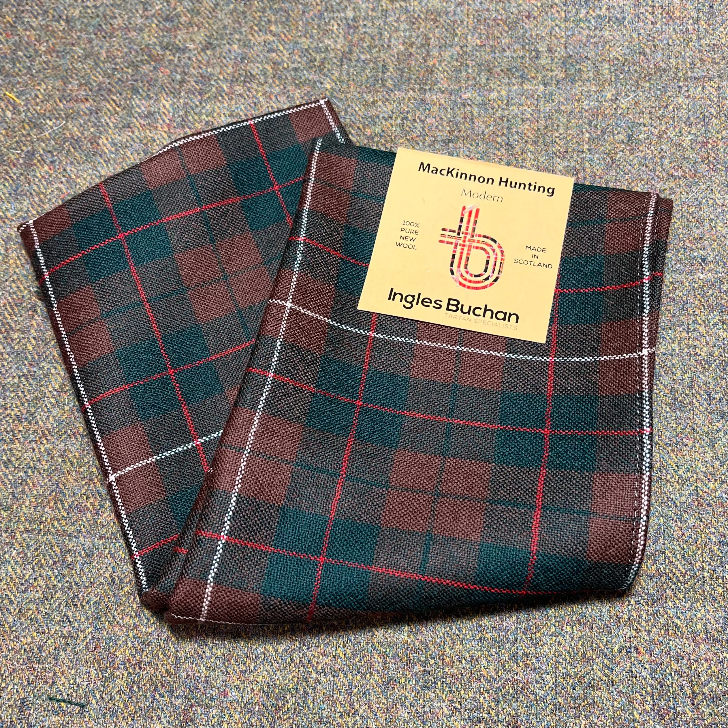 Wool Scarf in MacKinnon Hunting Modern Tartan