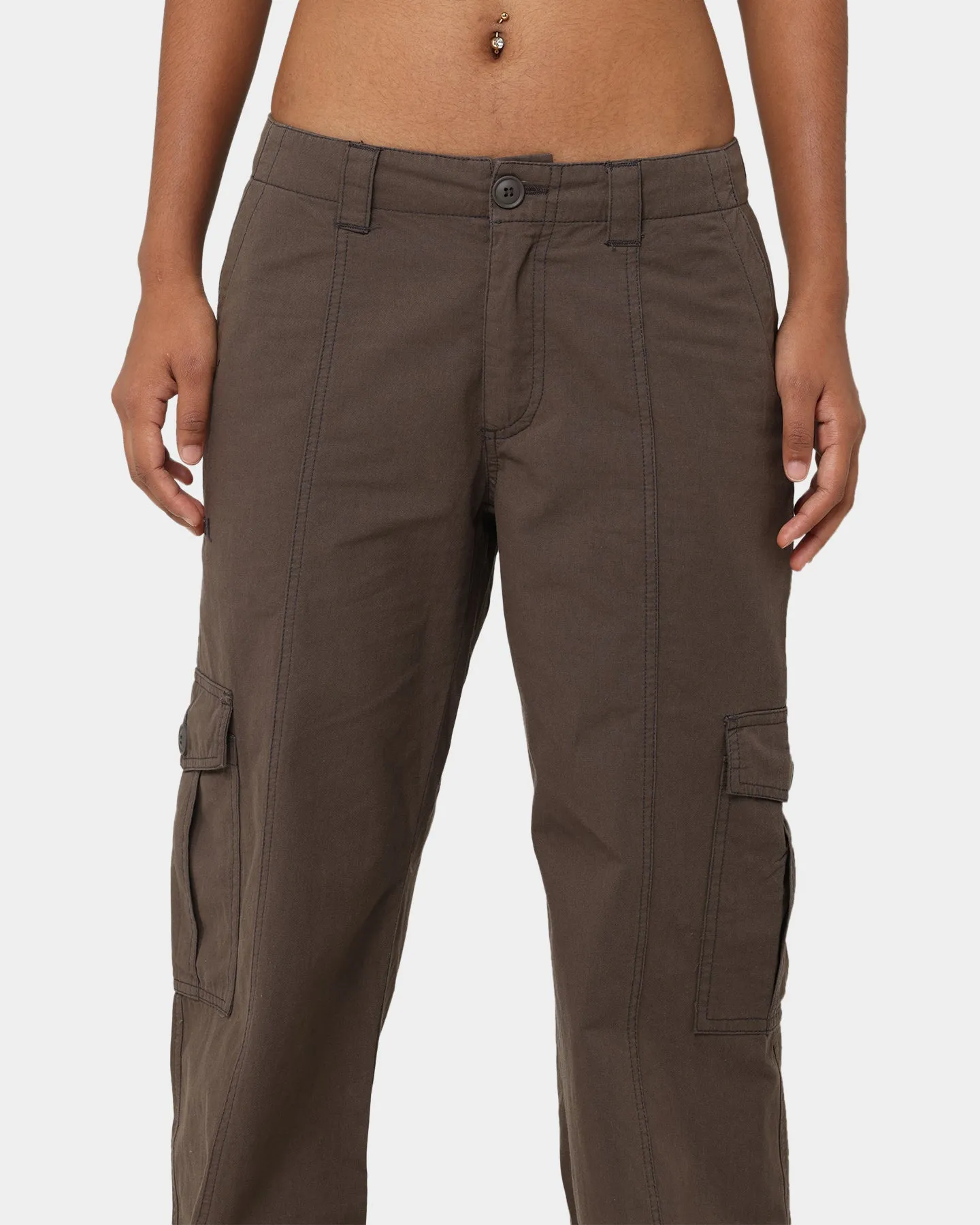 X-Girl Work Cargo Pants Smoke