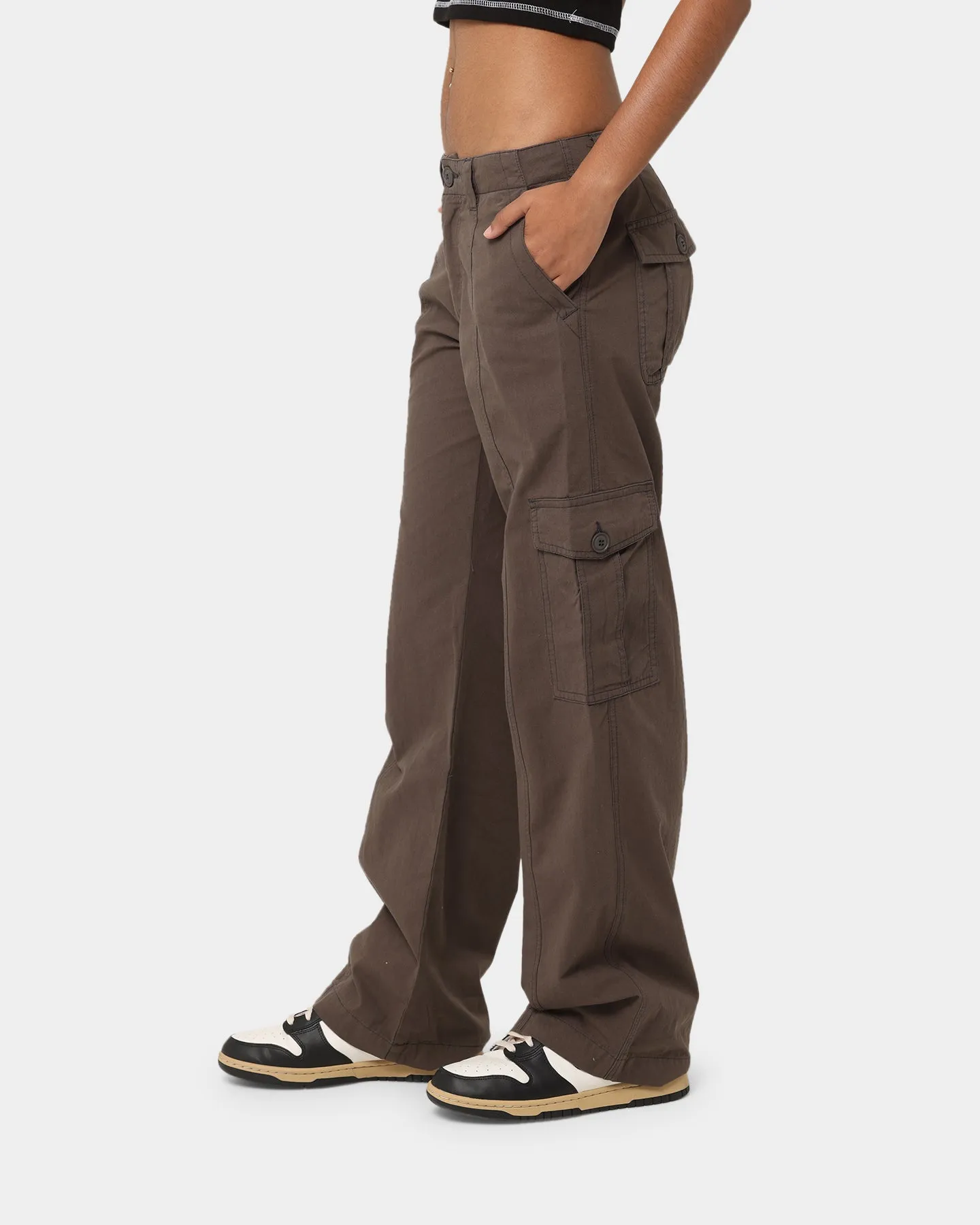 X-Girl Work Cargo Pants Smoke